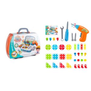 3D play house electric drill - Orange 242