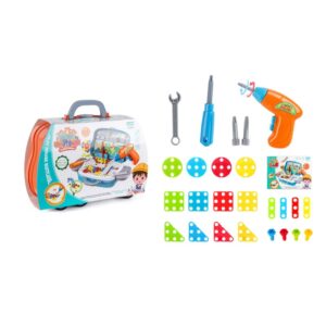 2D play house electric drill - Orange