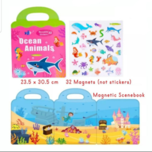Magnatic Book Stickers- Ocean Animals