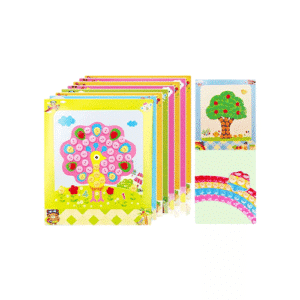 Colorful Button Sticker 12 pcs